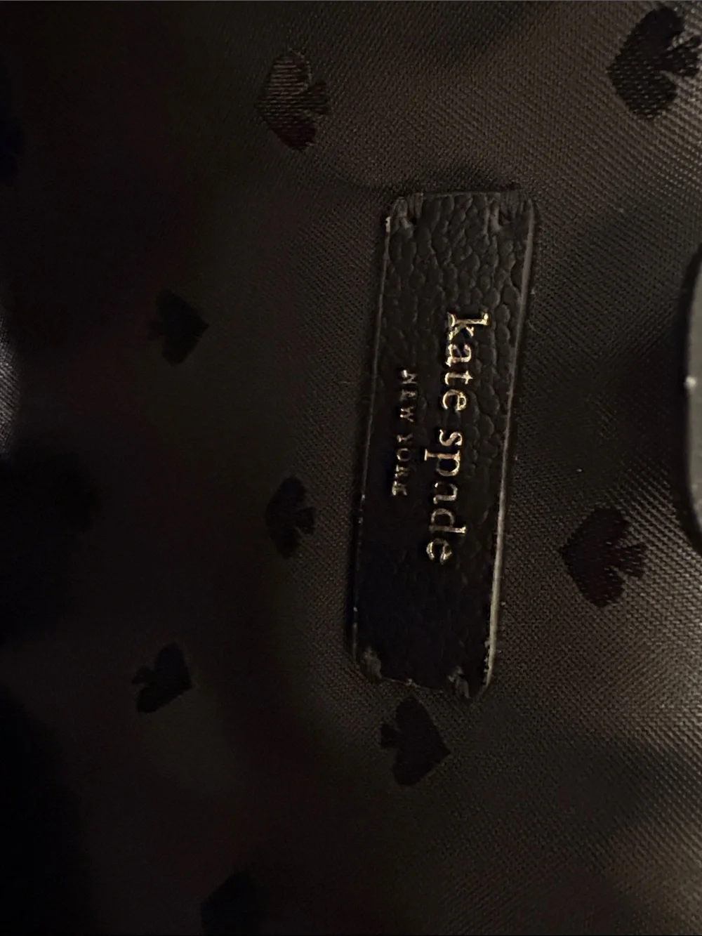 kate spade Black Nylon Laptop Tote with Leather Handles